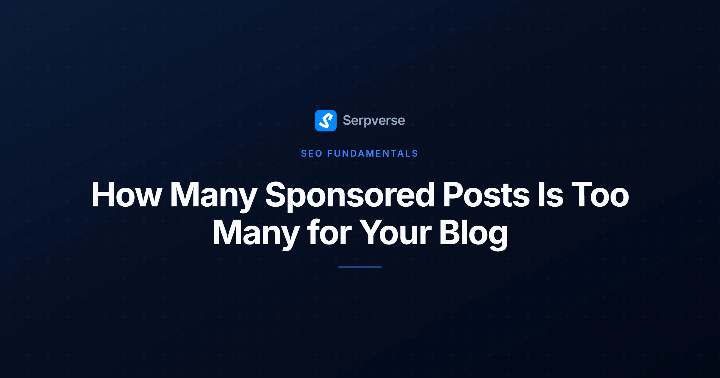 Cover image for How Many Sponsored Posts Is Too Many for Your Blog?