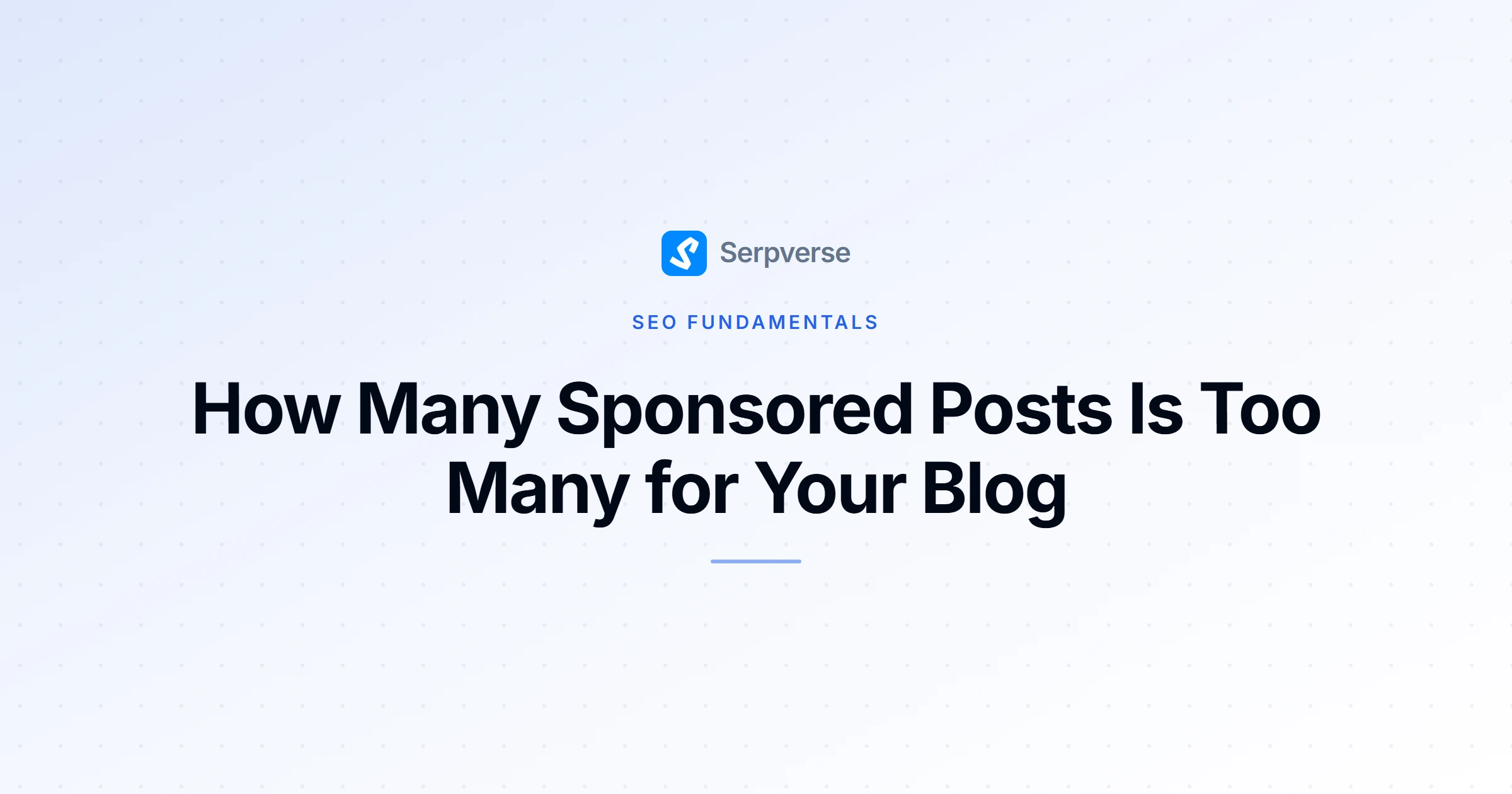 Cover image for How Many Sponsored Posts Is Too Many for Your Blog?