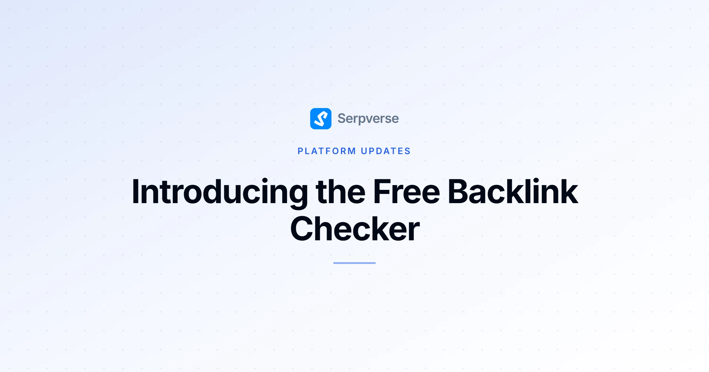 Cover image for Introducing the Free Backlink Checker: Verify Any Link