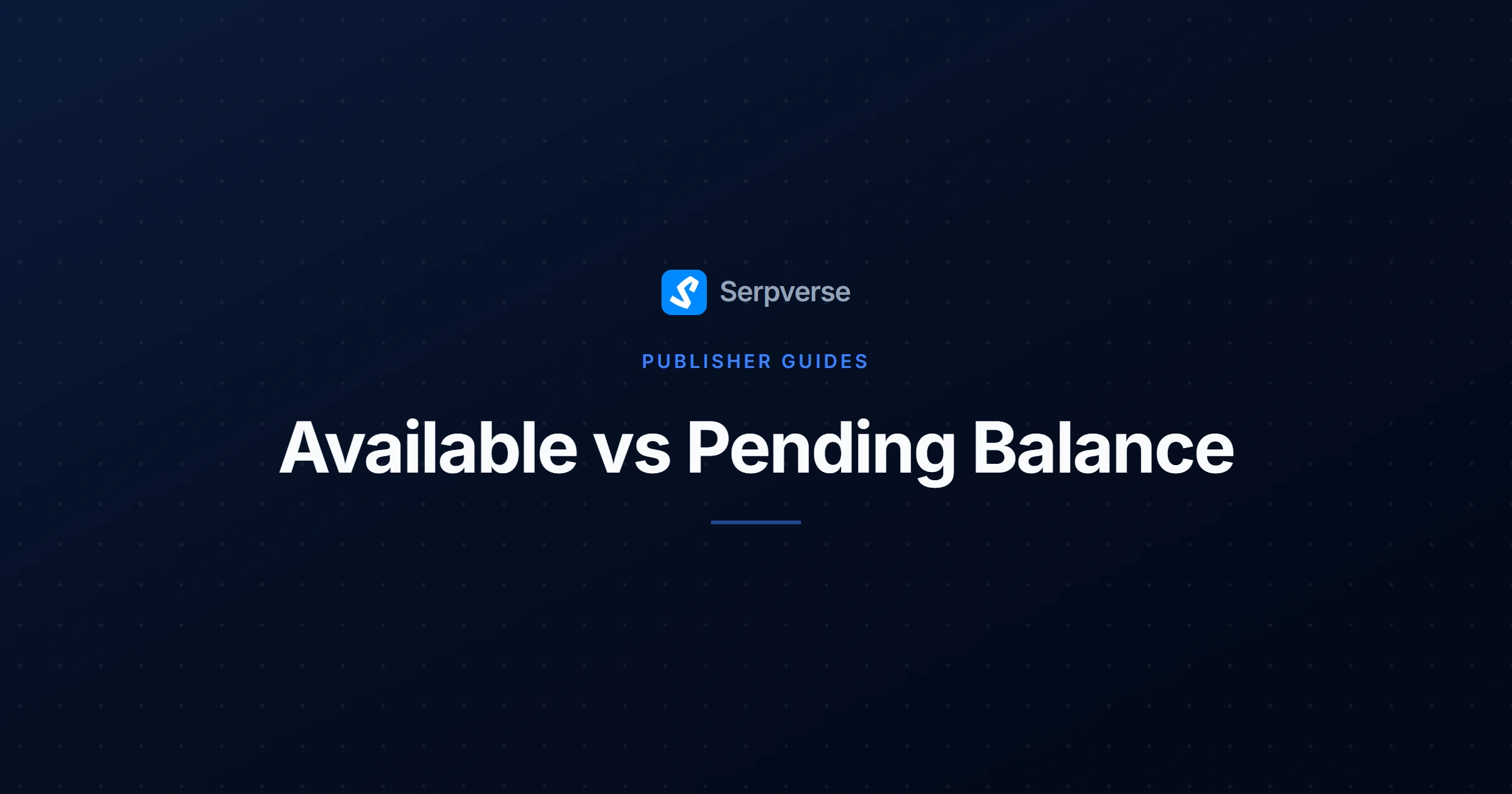 Cover image for Available vs Pending Balance: How Earnings Move