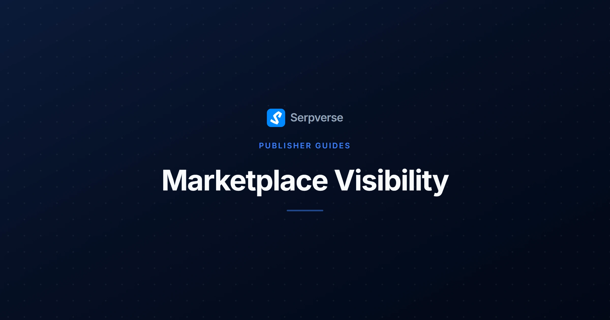 Cover image for Marketplace Visibility: Control Who Sees Your Listing