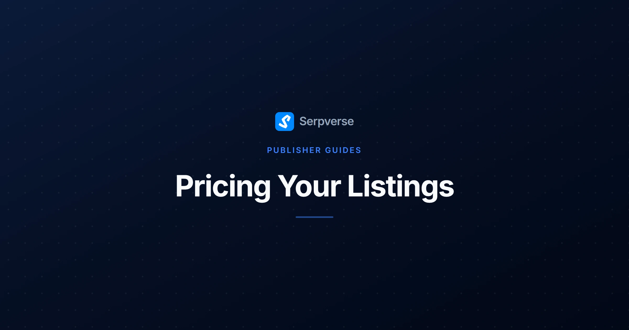 Cover image for Pricing Your Listings: Research, Strategy, and Optimization